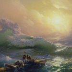 Aivazovskiy Painting the Ninth Wave