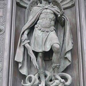 archangel michael statue