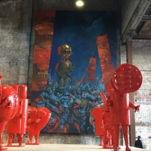 exhibition in the street art museum