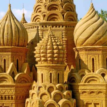 Sand Sculpture Festival in St Petersburg