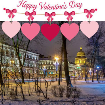 Valentine’s Day in St Petersburg 2016