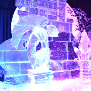 Ice Sculpture of castle