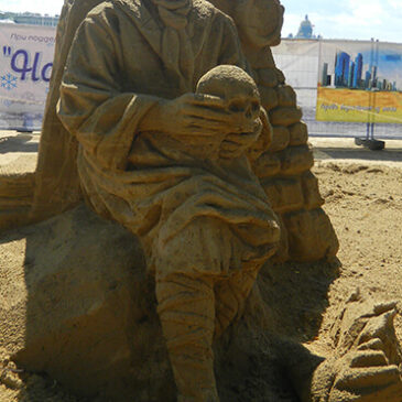 Sand Sculpture Festival in St Petersburg